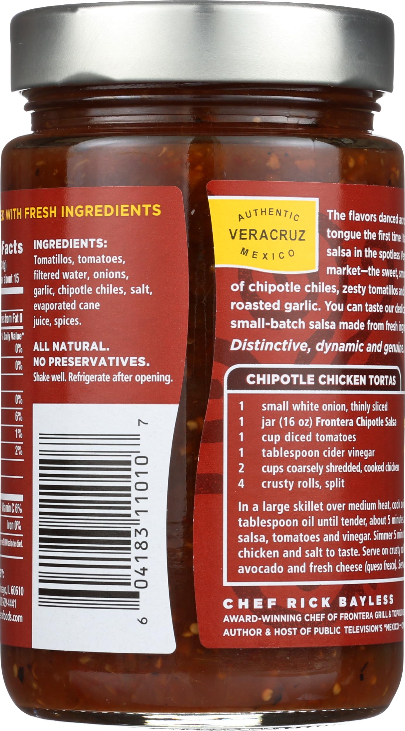 Frontera, Salsa Chipotle, 16 Ounce