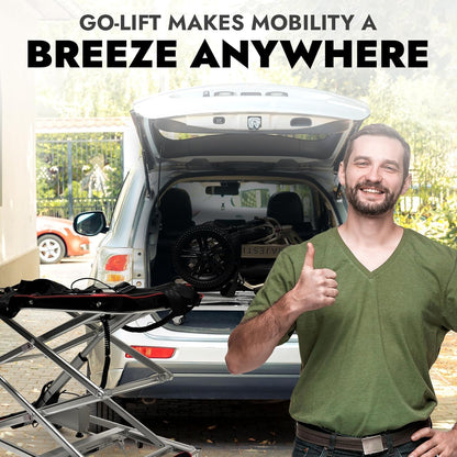 Wheelchair Lifts, Wheelchair Lift for Cars, Scooter Lifts for Trucks, Mobility Scooter Lift, Lightweight Space Saving Lift for Car, Lift Up to 110 lbs.