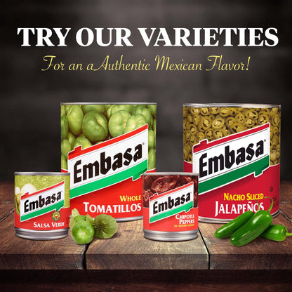 EMBASA Chipotle Peppers in Adobo Sauce, 7 Oz Can (12-pack)