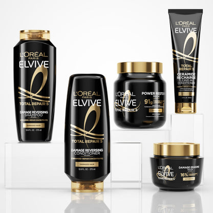 L'Oreal Paris Elvive Total Repair 5 Damage-Erasing Balm with Almond and Protein, 8.5 Ounce