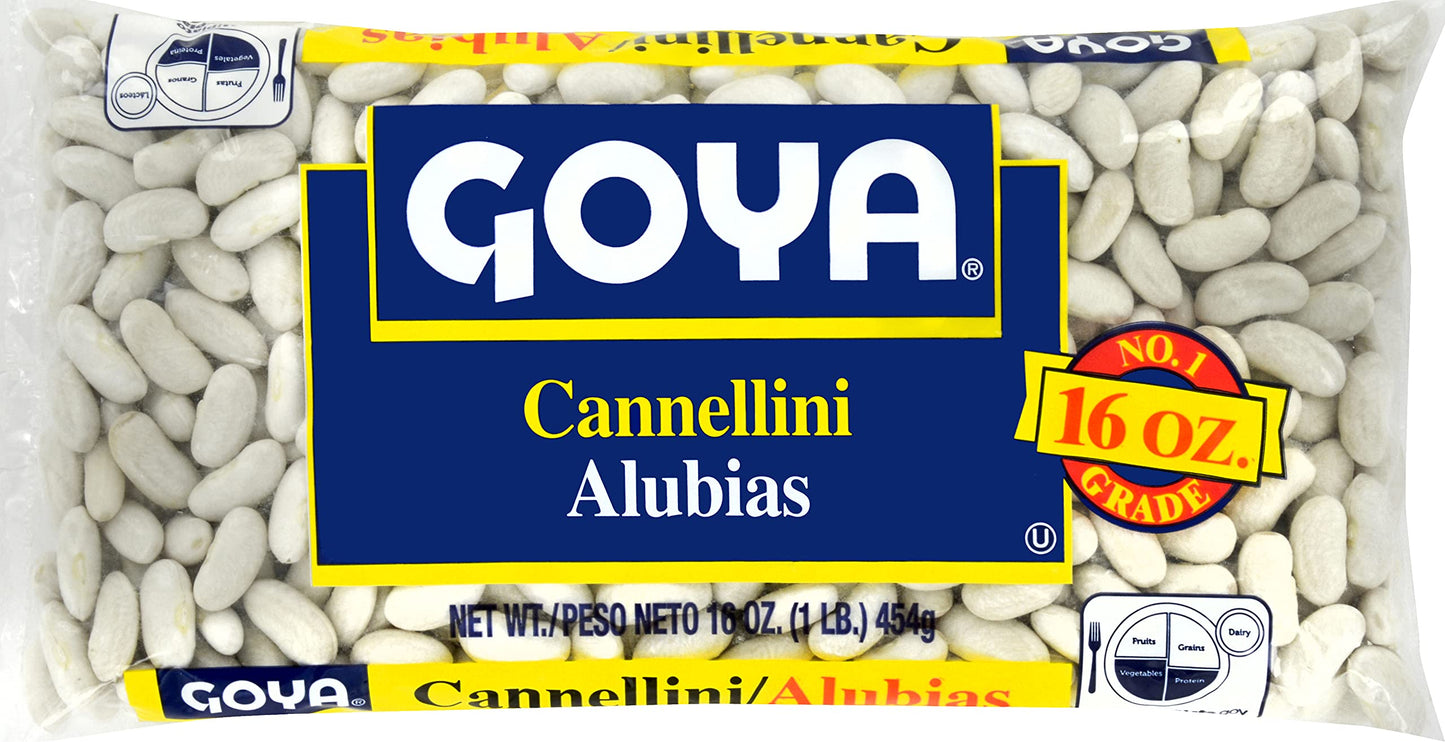 Goya Foods Dry White Kidney Beans, 16-Ounce (Pack of 24)