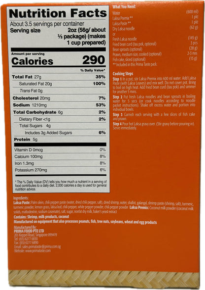 Prima Taste Laksa Kit, 6.6-Ounce Boxes (Pack of 3)