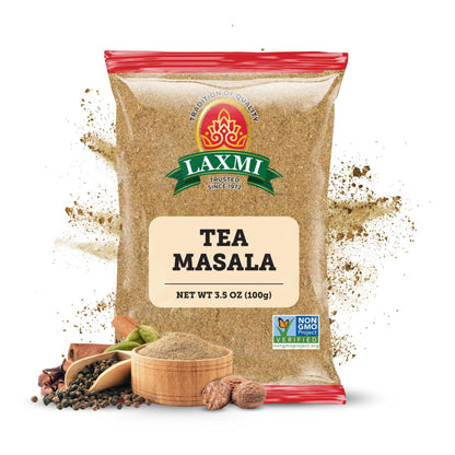 Laxmi Natural Tea Masala - Traditional Indian Tea Masala - 3.5oz (100g)