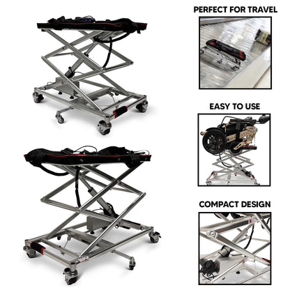 Wheelchair Lifts, Wheelchair Lift for Cars, Scooter Lifts for Trucks, Mobility Scooter Lift, Lightweight Space Saving Lift for Car, Lift Up to 110 lbs.