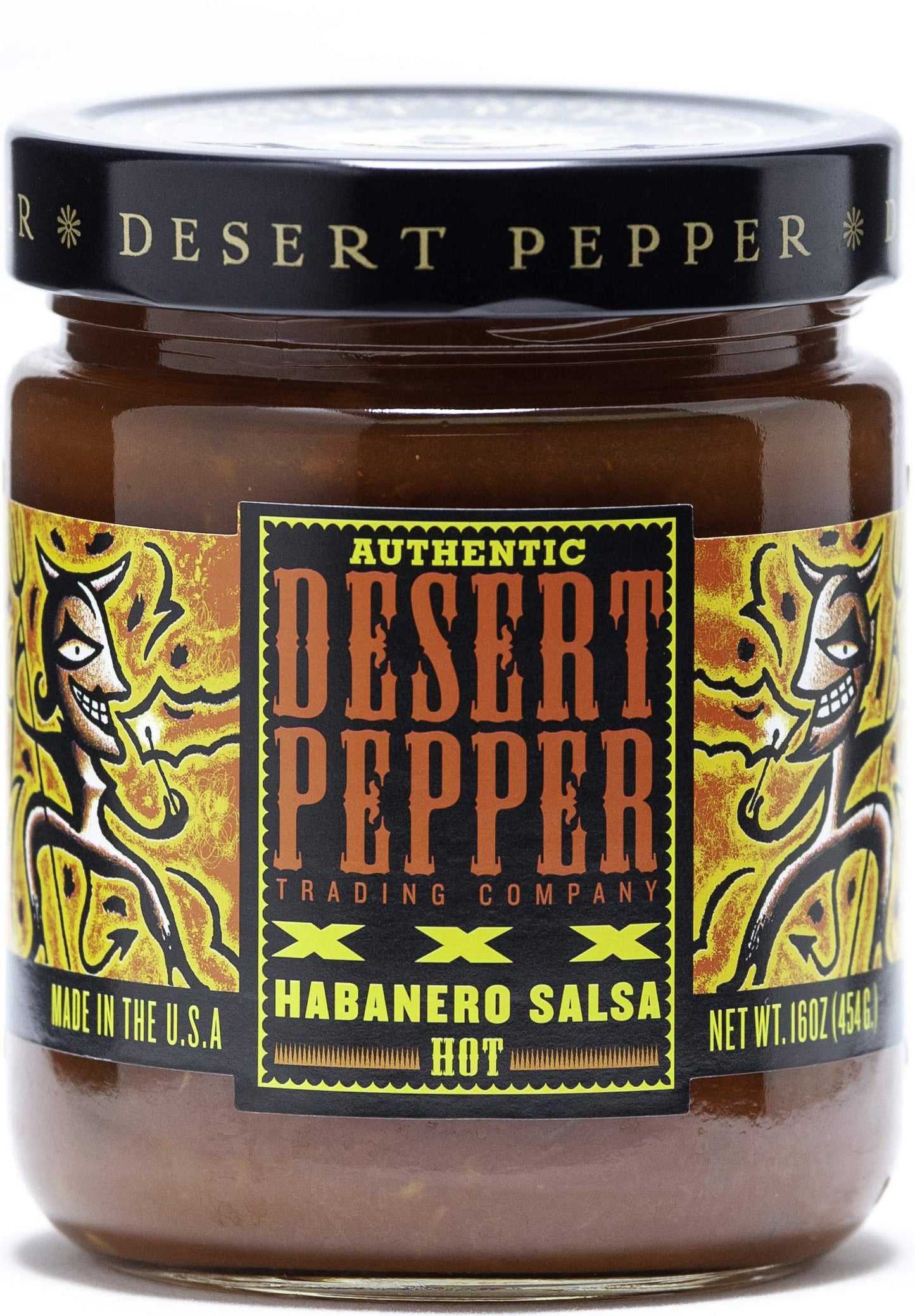 Desert Pepper Trading Co Salsa Xxx Rstd Habanero 16 OZ (Pack of 6)