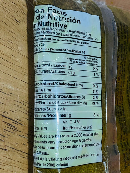 CHIEF HOT & SPICY CURRY POWDER, 230g (8 oz), DUCK AND GOAT BLEND MADE IN TRINIDAD & TOBAGO