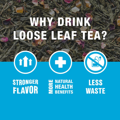 Tiesta Tea - Fruity Paradise, Loose Leaf, Strawberry Pineapple Green Tea, Premium Blend, Medium Caffeinated Green, Make Hot or Iced & Brews Up to 50 Cups, 4oz Refillable Tin