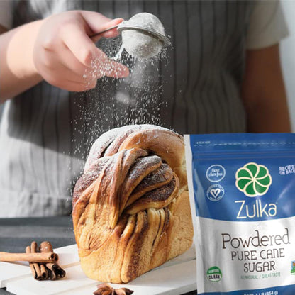 Zulka Powdered Pure Cane Sugar - 1 LB (Pack of 1)