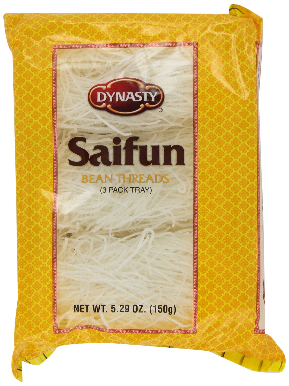 Dynasty SaiFun Bean Threads Noodles, 5.29-Ounce Bags (Pack of 12)