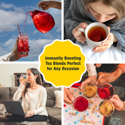 Tiesta Tea - Cranberry Hibiscus Rooibos Tea, Fireberry, Loose Leaf, Herbal Blend with Hibiscus, Cranberry, Currants & Rooibos, Enjoy Hot or Iced, 1.7oz Resealable Pouch, 25 Cups