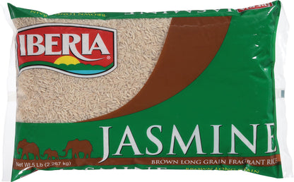Iberia Brown Jasmine Rice, 5 Lbs.