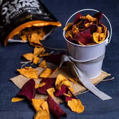 Jans Purple Sweet Potato Chips, 4 oz – Baked Sweet Potato Chips Made with Coconut Oil – Healthy Sweet Potatoes Snacks, AIP Compliant, Gluten Free, Non GMO, Paleo Snack