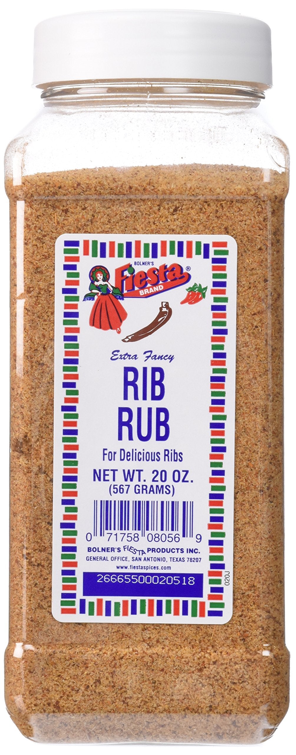 Bolner's Fiesta Rib Rub 20oz
