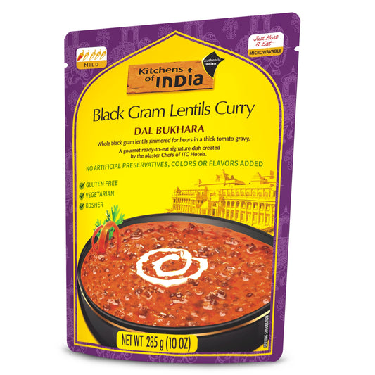 Kitchens Of India Ready To Eat Dal Bukhara, Black Gram Lentil Curry, 10-Ounce Boxes (Pack of 6)