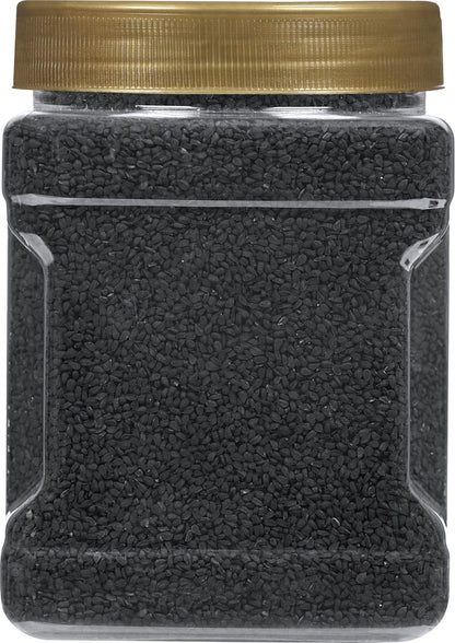 Rani Kalonji (Black Seed, Nigella Sativa, Black Cumin) Seeds 16oz (1lb) 454g PET Jar ~ All Natural | Gluten Friendly | NON-GMO | Kosher | Vegan | Indian Origin