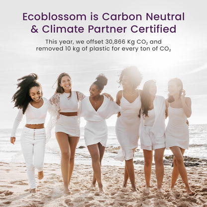 EcoBlossom Reusable Menstrual Cup Set - The Most Reliable Medical Grade Silicone Period Cups - Comfortably use for 12 Hours (Small & Large)