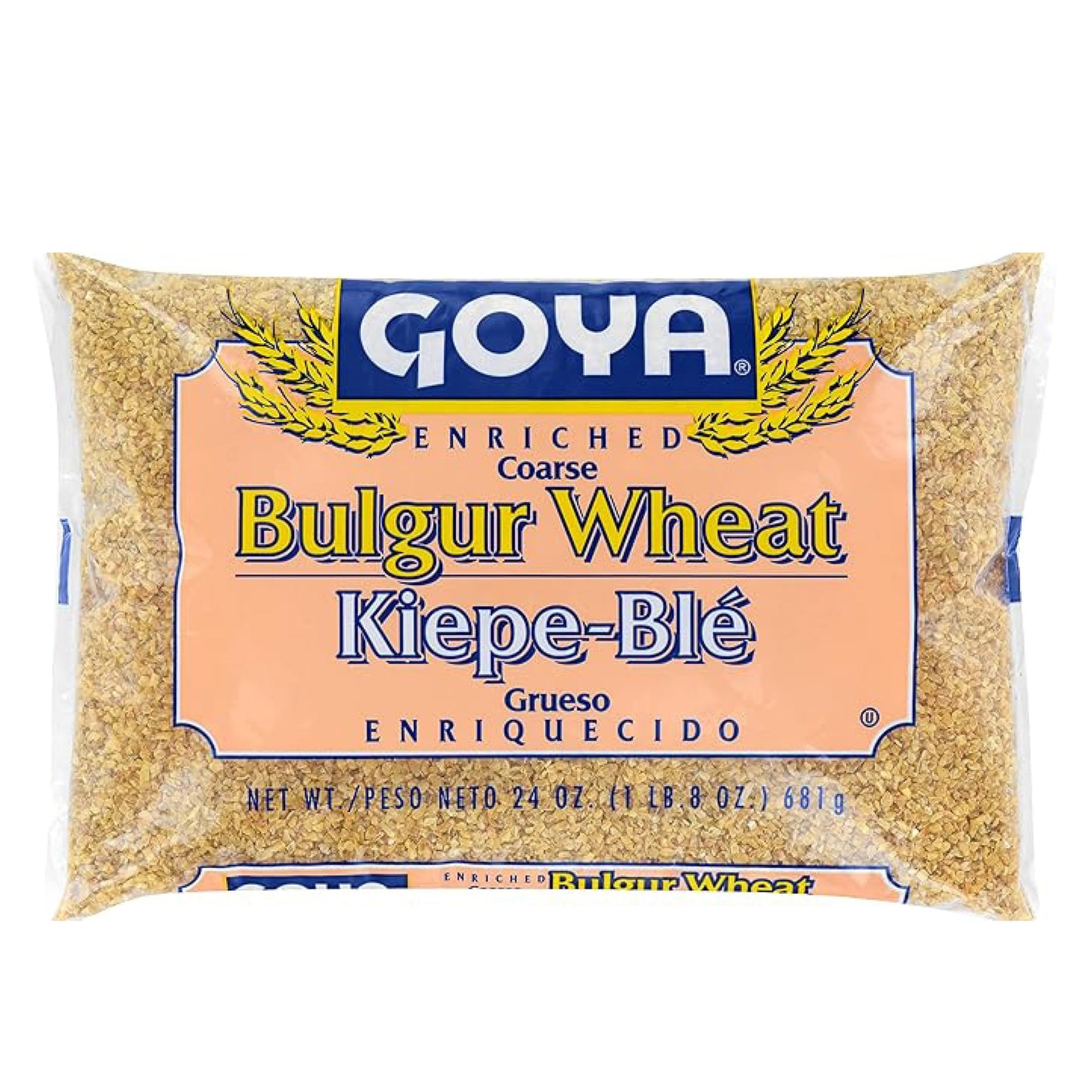 Coarse Bulgur Wheat by Goya, Nutritious Bulgur Wheat for Tabouleh, Salads, Soups, and Pilafs, 24oz. Bag