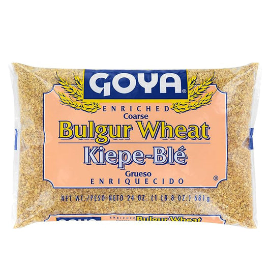 Coarse Bulgur Wheat by Goya, Nutritious Bulgur Wheat for Tabouleh, Salads, Soups, and Pilafs, 24oz. Bag