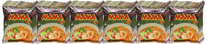 MAMA Noodles Shrimp Tom Yum Instant Noodles with Delicious Thai Flavors, Hot & Spicy Noodles w/Shrimp Tom Yum Soup Base, No Trans Fat w/Fewer Calories Than Deep Fried Noodles 30 Pack
