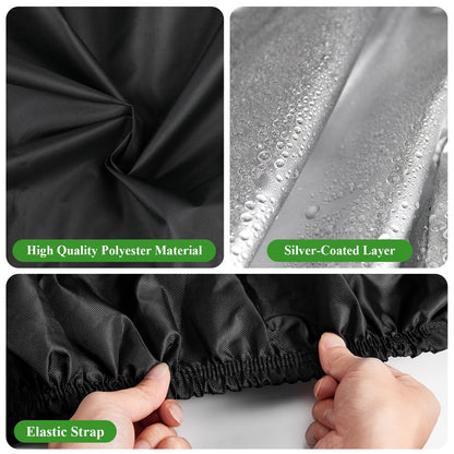 Mobility Scooter Cover,Waterproof Wheelchair Cover for Storage,Mobility Scooter Accessories for All-Weather Outdoor Protection Dust Covers - 55"x 26" x 36" (L x W x H)