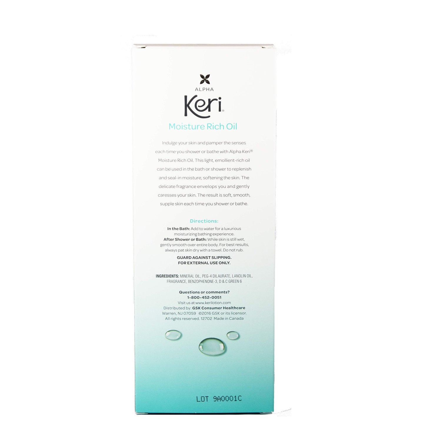 Keri Moisturizing Shower and Bath Oil, 16 Fl Oz