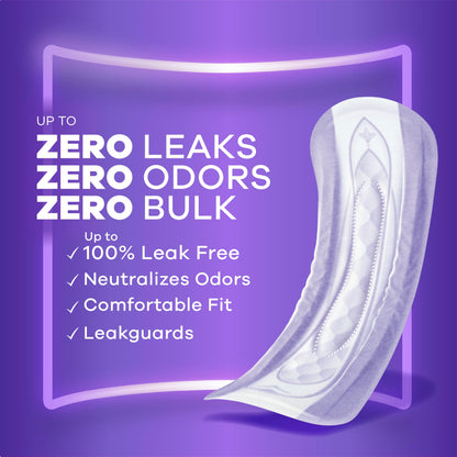 Always Discreet Adult Incontinence Pads for Women, Drier vs Poise, 4 Drop Long Length, Moderate Absorbency, Pads for Bladder Control Management, Bladder Leaks, & Postpartum Pads, 162ct