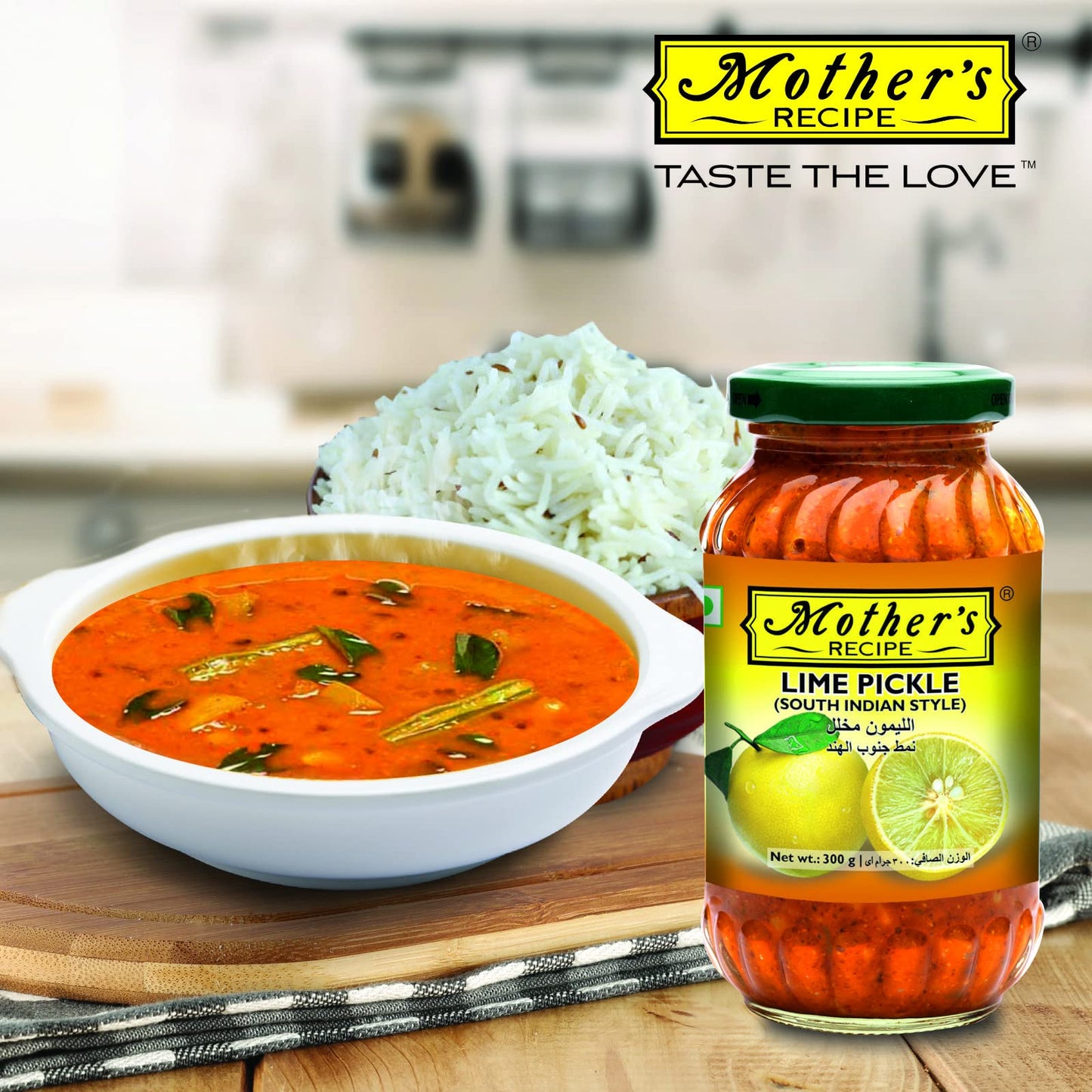 MOTHER'S RECIPE LIME PICKLE S I STYLE 300G