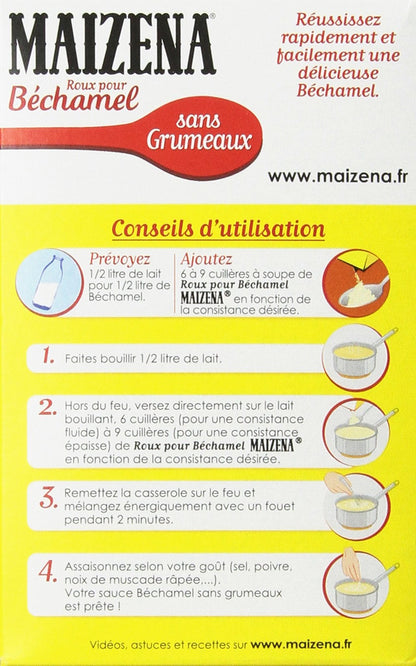 Maizena French Roux pour Bechamel - Instant Bechamel Sauce Mix - 250g.