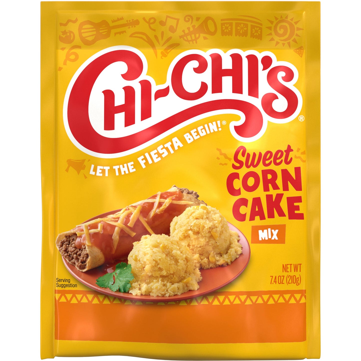 CHI-CHI'S Sweet Corn Cake Mix, 7.4 Ounce (Pack of 12)