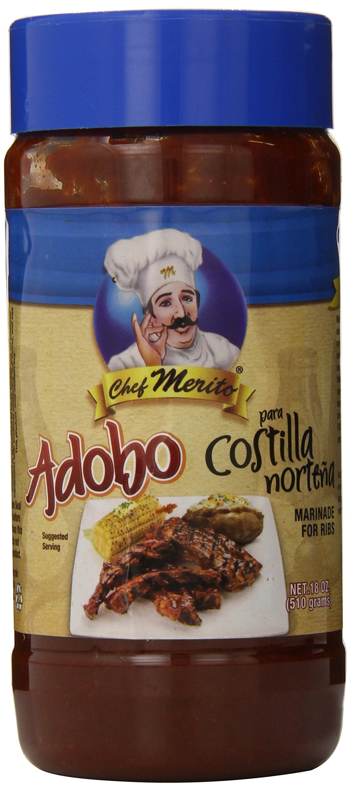 Chef Merito Adobo Costillas Nortenas, 18.0 Ounce