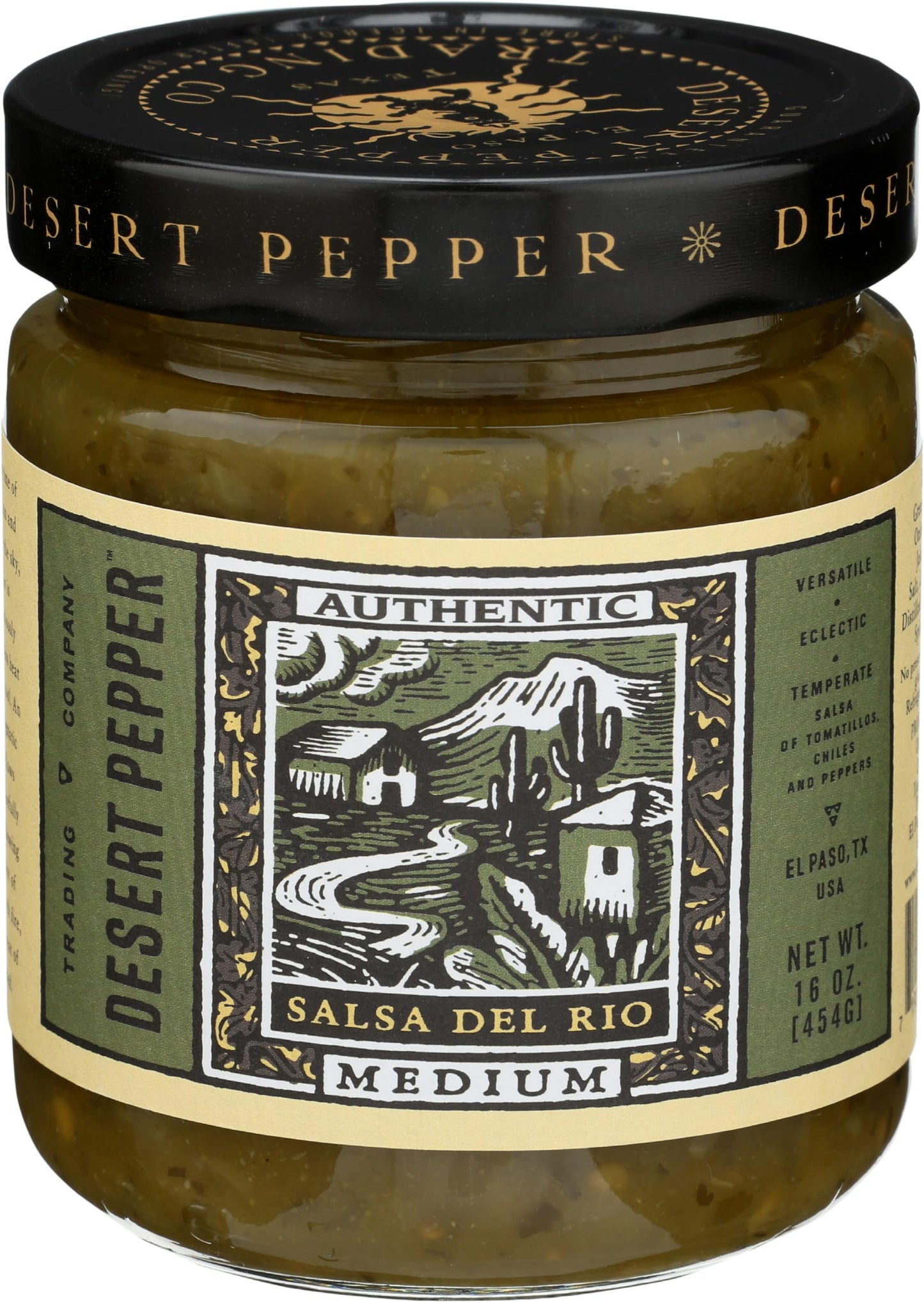 Desert Pepper Trading/Renfro Salsa, Del Rio, Medium, 16-Ounce