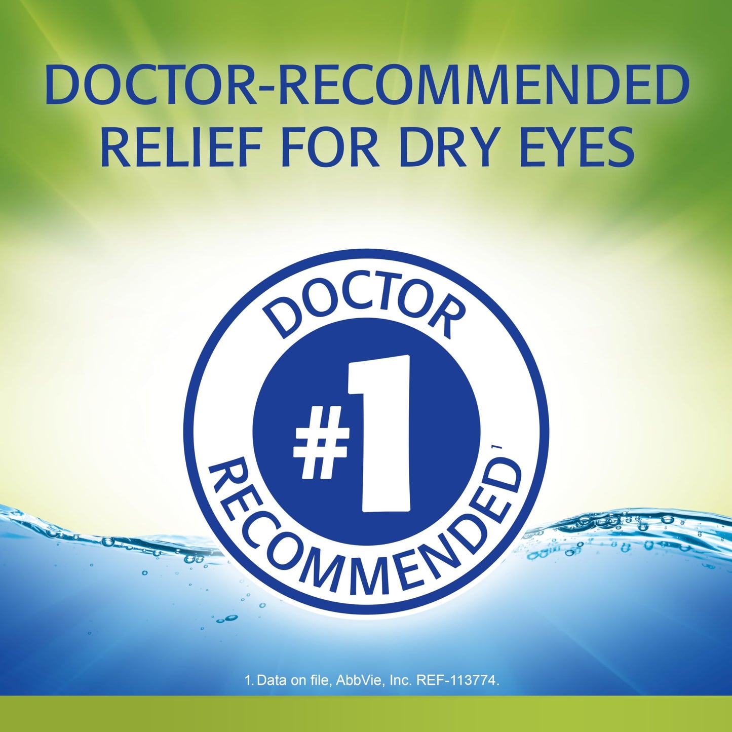 REFRESH RELIEVA FOR CONTACTS Lubricant Eye Drops Artificial Tears Contact Lens Rewetter, 0.27 fl oz (8 mL)