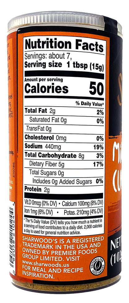 Sharwood's Mild Curry Powder, 3.6 oz (102g), Pack of 2