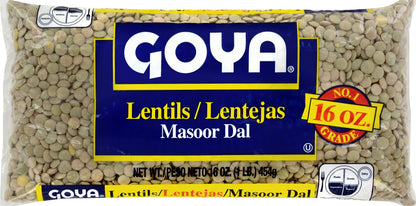 Goya Foods Lentils, Dry, 16 Ounce (Pack of 24)