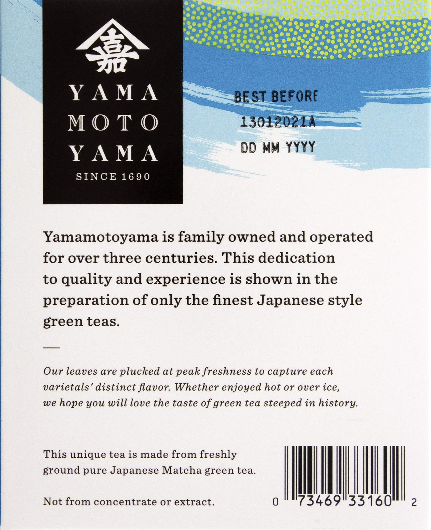 Yamamotoyama Iced Green Tea, Unsweetened, 0.8 oz