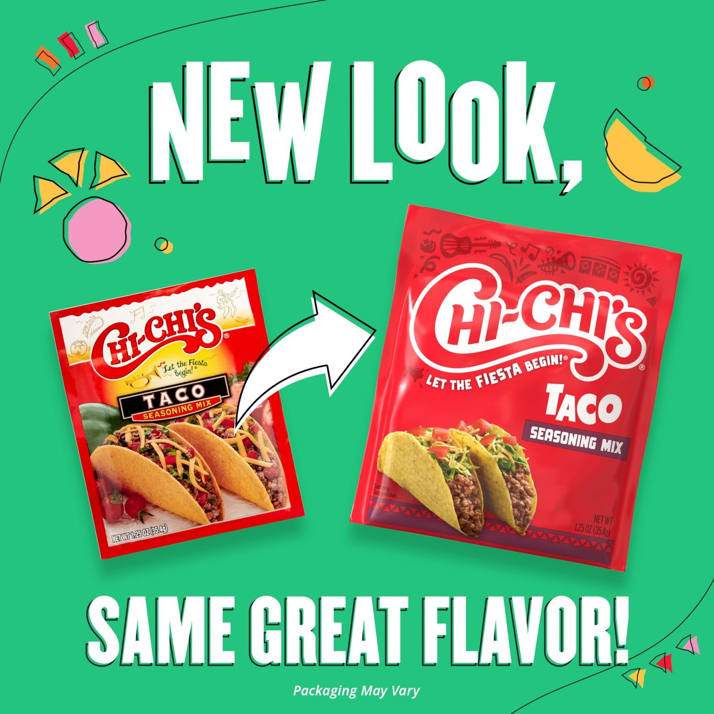 CHI-CHI’S Taco Seasoning Mix, 1.25-Ounce (Pack of 24)