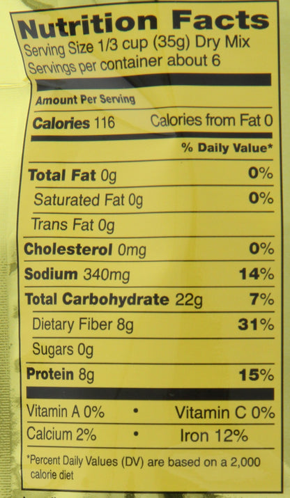 Santa Fe Bean Company Instant Fat Free Black Refried Beans 7.25-Ounce (Pack of 8) Instant Black Bean Refried Beans; All Natural; High in Fiber; Fat Free; Gluten-Free