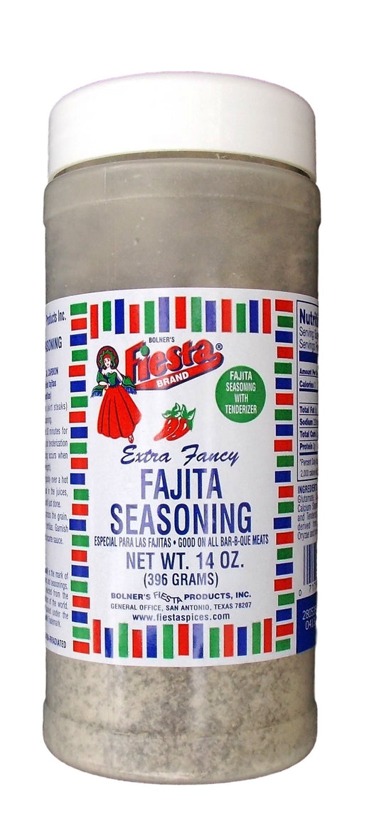 Bolner's Fiesta Extra Fancy Fajita Seasoning 14 Oz Plastic Jar (Pack of 1)