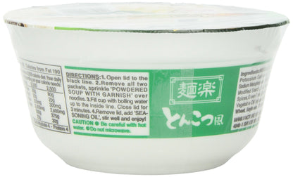 Menraku Tonkotsu Ramen, 2.9 Ounce (Pack of 12)
