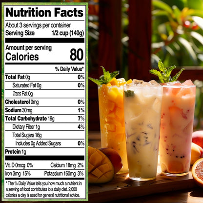 Native Forest Organic Tropical Fruit Salad - Canned Fruit in Natural Juice, Tropical Fruit Cocktail, Tropical Fruit Salad Organic - 14 Oz (Pack of 6)
