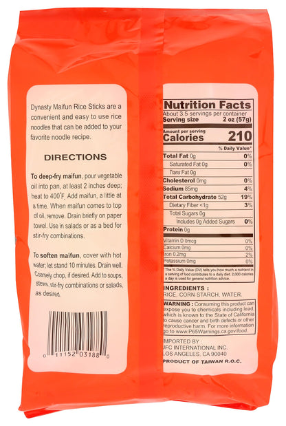 Dynasty Maifan Rice Sticks, 6.75 oz