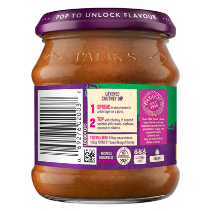 Patak's Sweet Mango Chutney, 12 oz
