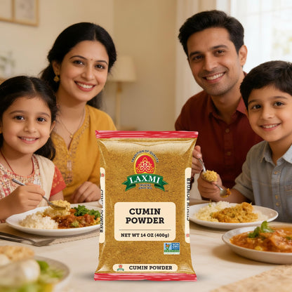 Laxmi All-Natural Dried Cumin Powder - 14 Ounce