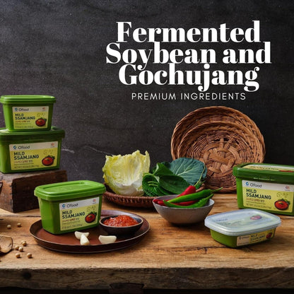 Ssamjang Korean Soybean Paste Sauce for BBQ, Lettuce Wraps, Rice, Vegetables, and Meat | Korean Flavor, Bold & Savory - O’food