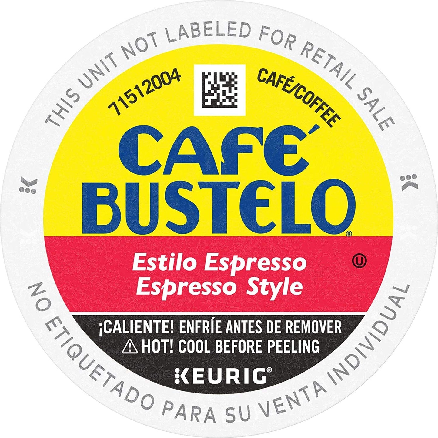 Keurig Cafe Bustelo Coffee Espresso K-Cups Cuban (36 Count)