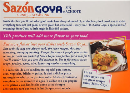 Goya Sazón Seasoning Without Annatto, 2.11 Ounce