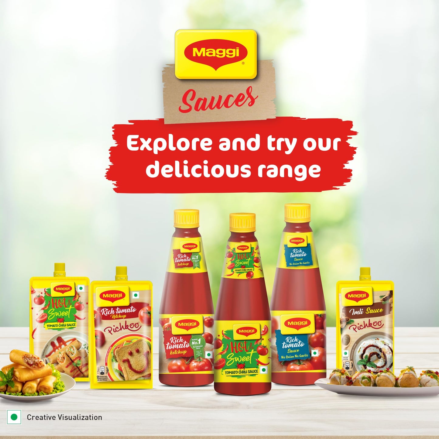 Maggi Hot & Sweet Tomato chilli sauce 500g
