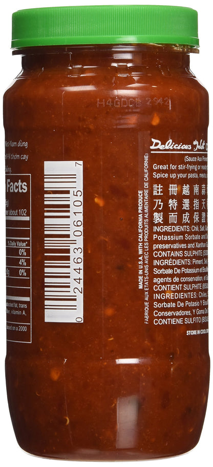 Huy Fong Chili Garlic Sauce, 18-Ounce (Pack of 3)