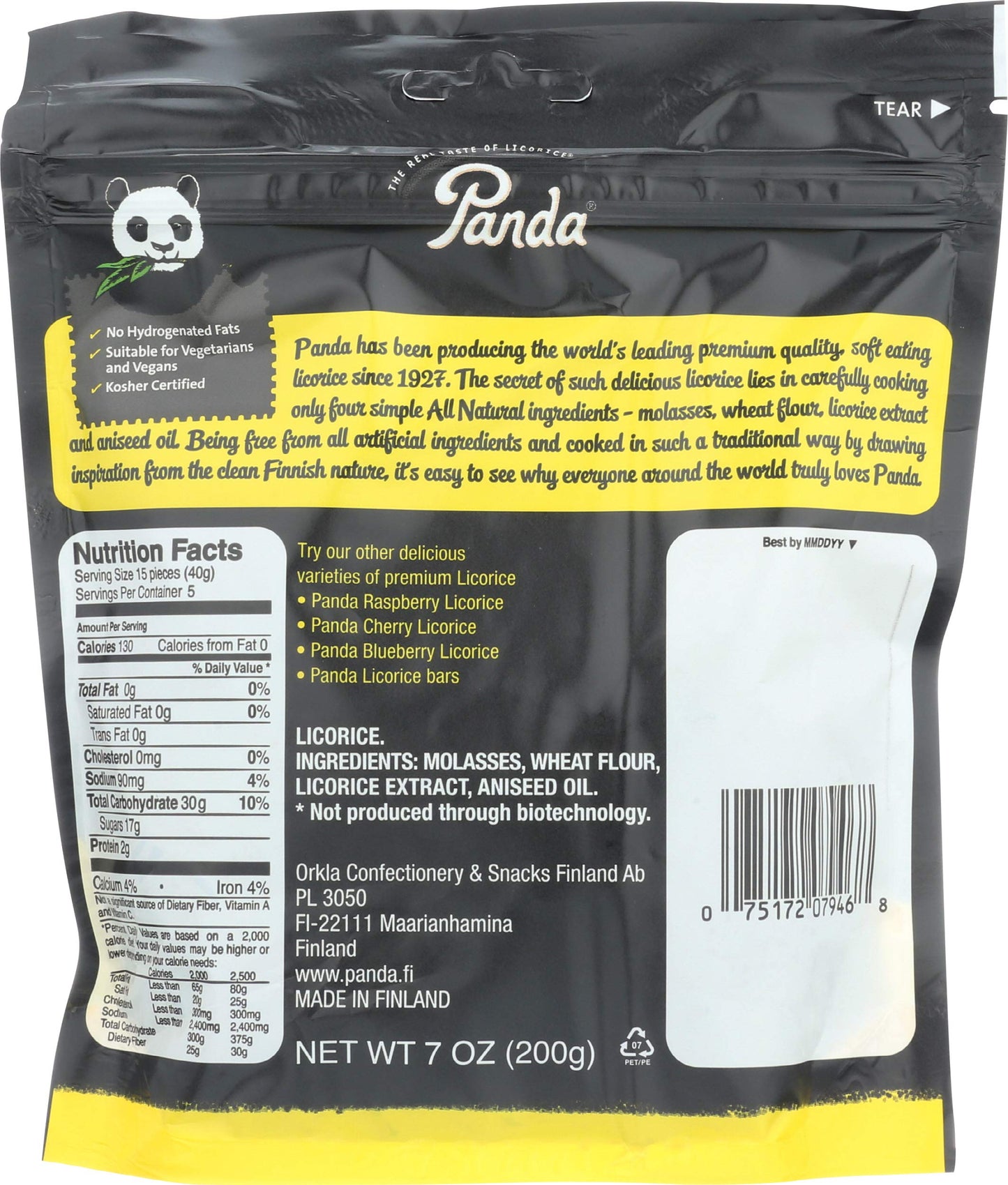 Panda All Natural Soft Licorice, 7 Oz.