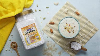 Rani Sabudana (Tapioca/Sago) Pearls 48oz (3lbs) 1.36kg Bulk PET Jar~ All Natural | Vegan | No Colors | NON-GMO | Indian Origin